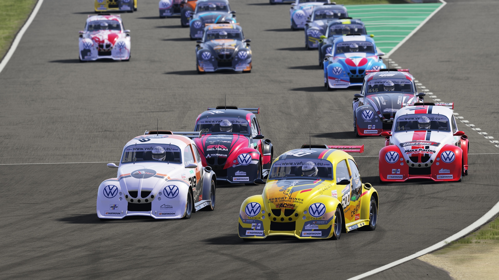 image 1 - VW e-Fun Cup : un air de vacances avec la Holiday Race à Donington Park