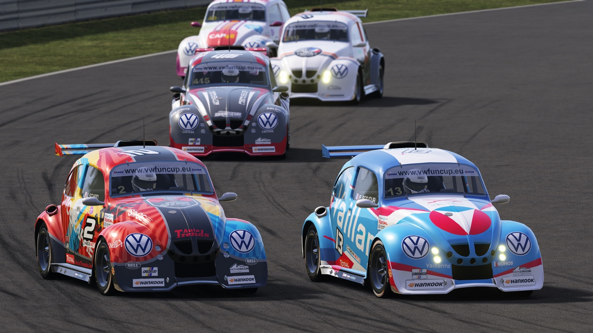 image 1 - La manche de Zandvoort de la Belgian VW e-Fun Cup reportée au 27 octobre