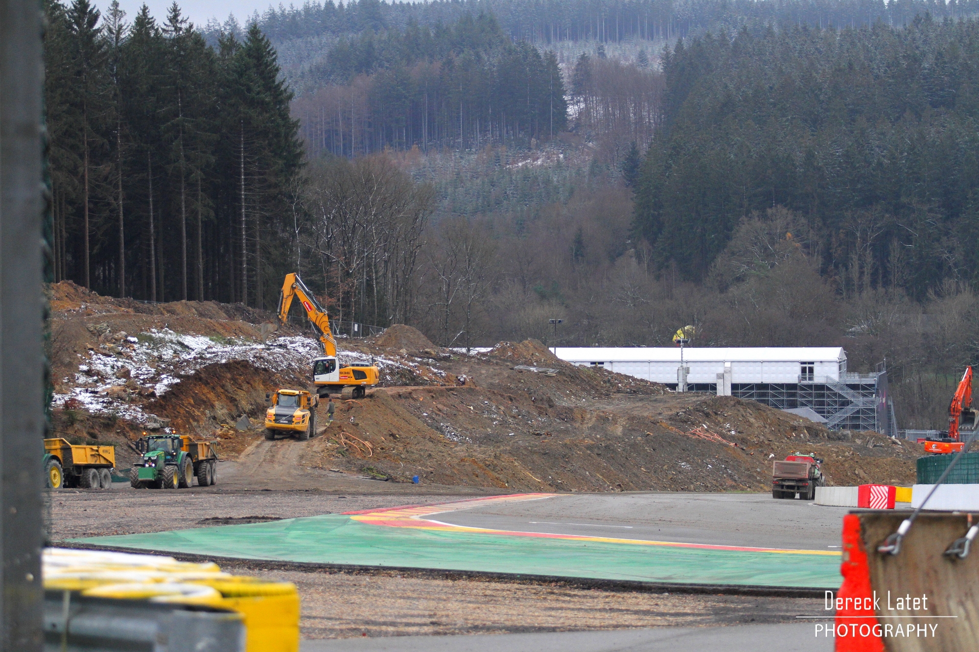 image 0 - Les travaux à Spa-Francorchamps en images