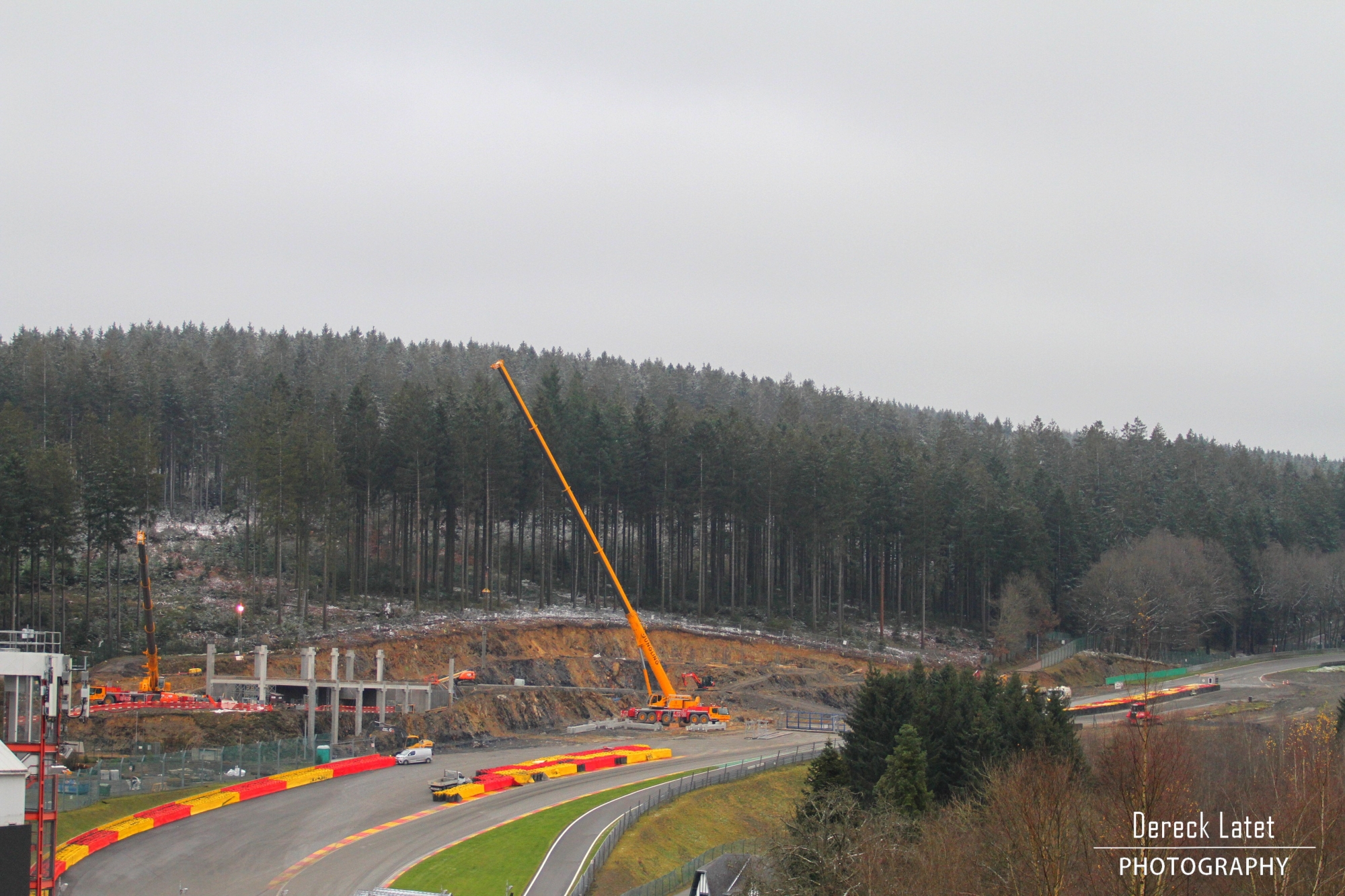 image 2 - Les travaux à Spa-Francorchamps en images