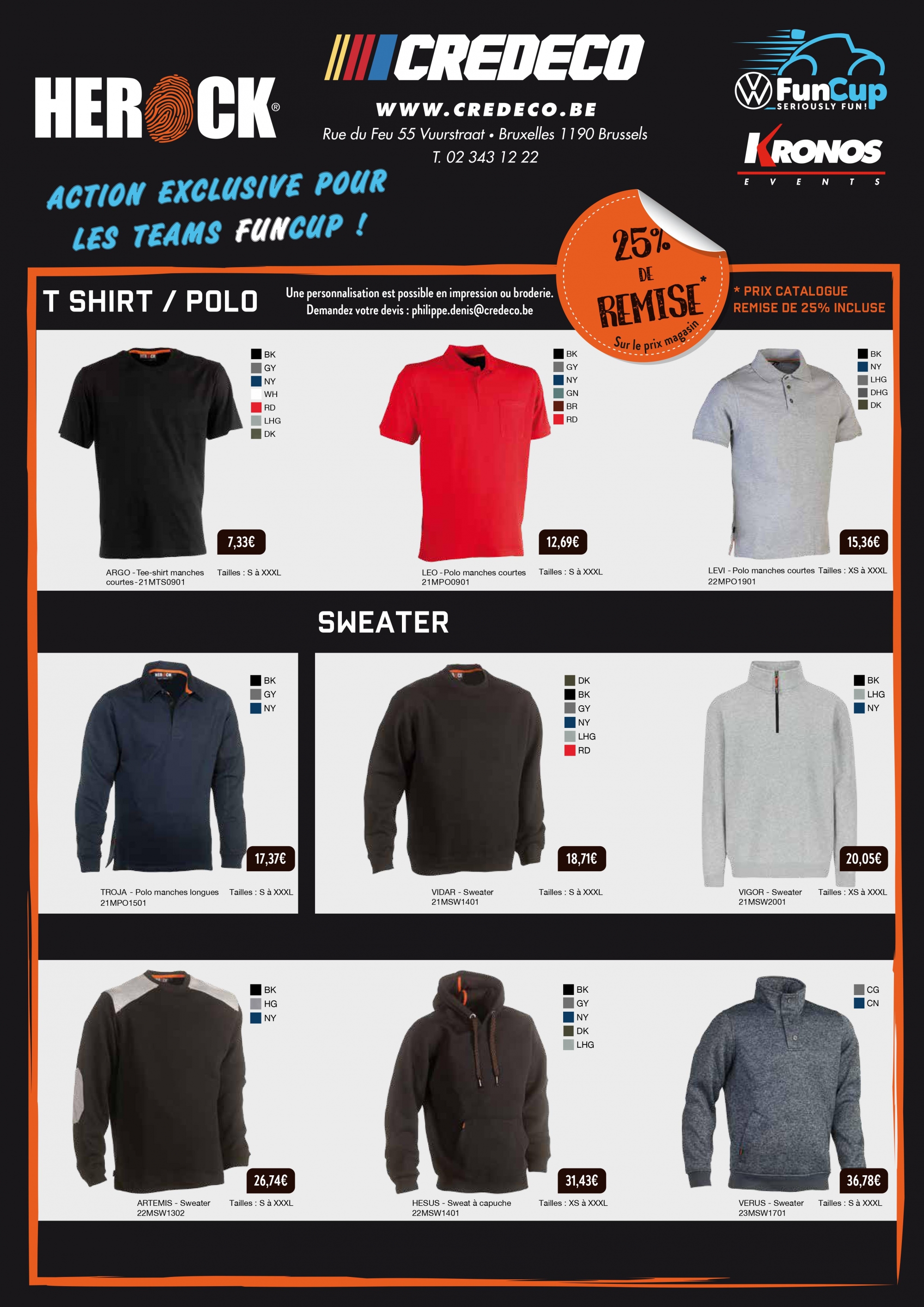 image 1 - Parfaitement habillé à la mode VW Fun Cup grâce à Herock et Credeco !