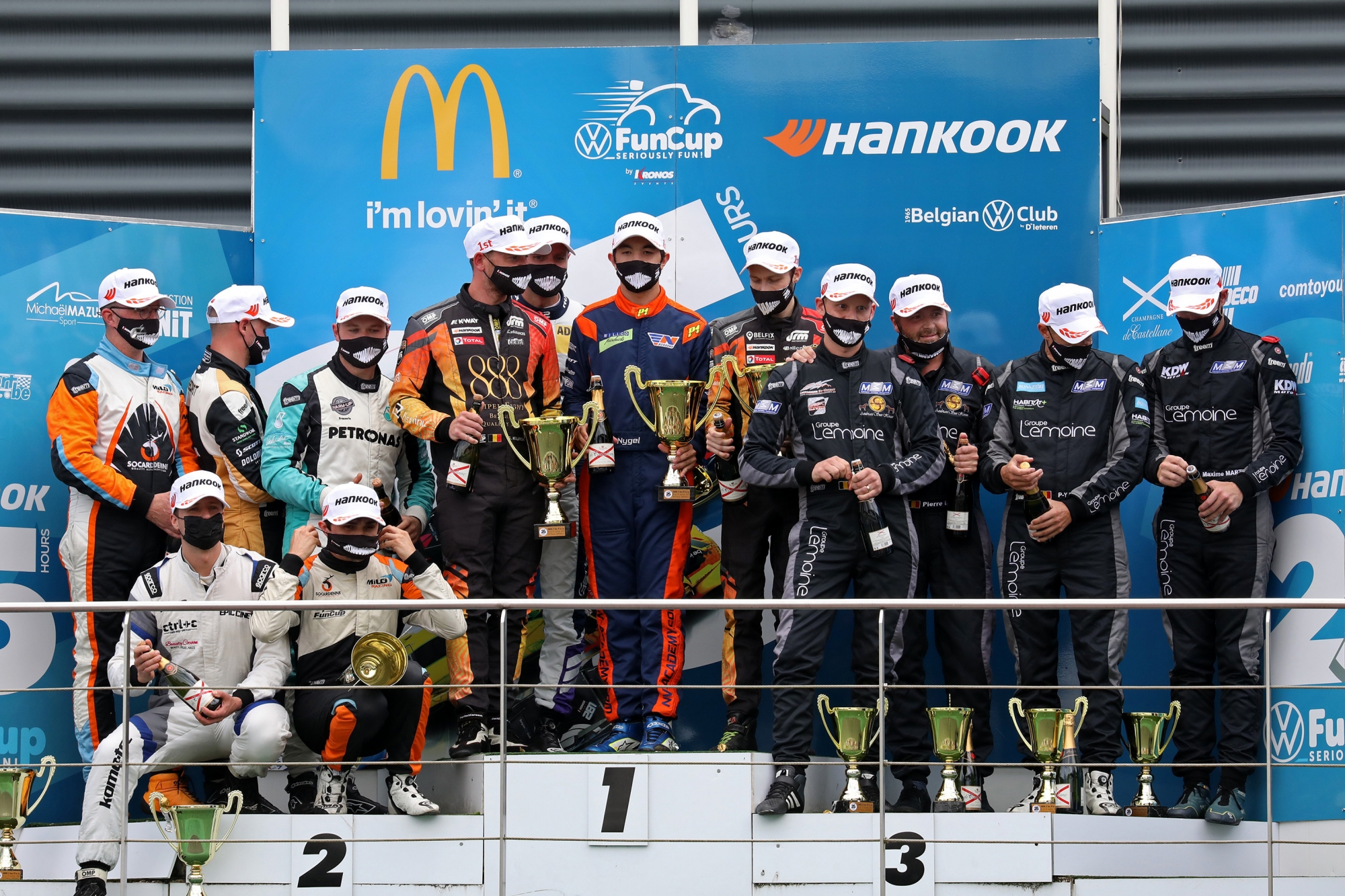 image 0 - Une belle alternative pour la cérémonie de remise des prix de la VW Fun Cup powered by Hankook 2021 