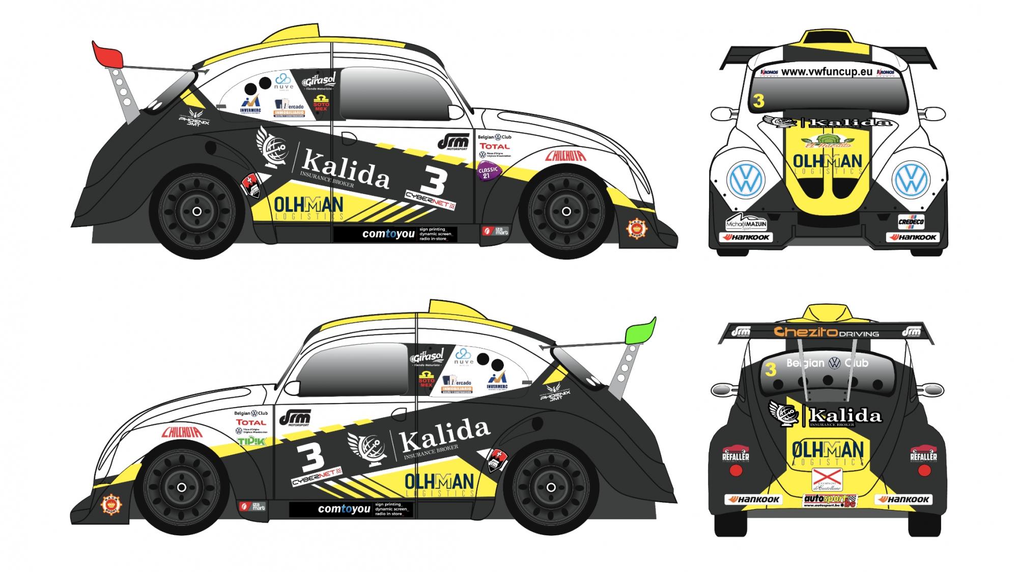 image 1 - Les « amigos » mexicains de retour chez DRM aux Hankook 25 Hours VW Fun Cup