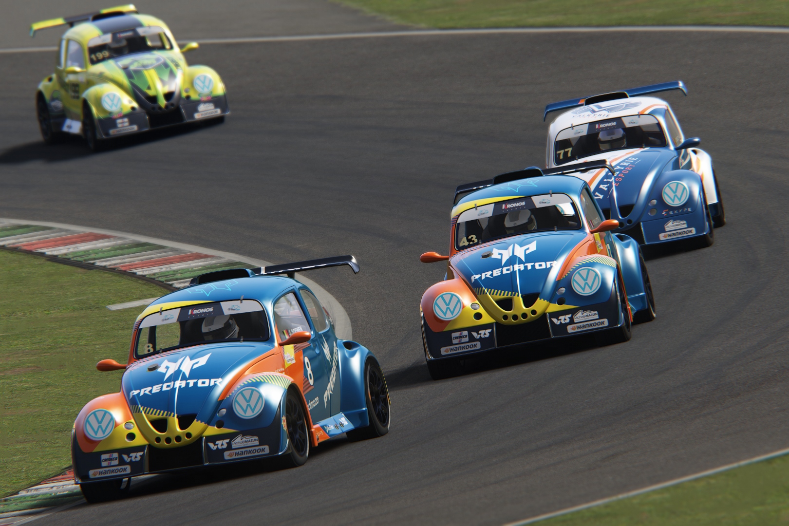 image 0 - R8G Esports au départ de la VW e-Fun Cup powered by Hankook