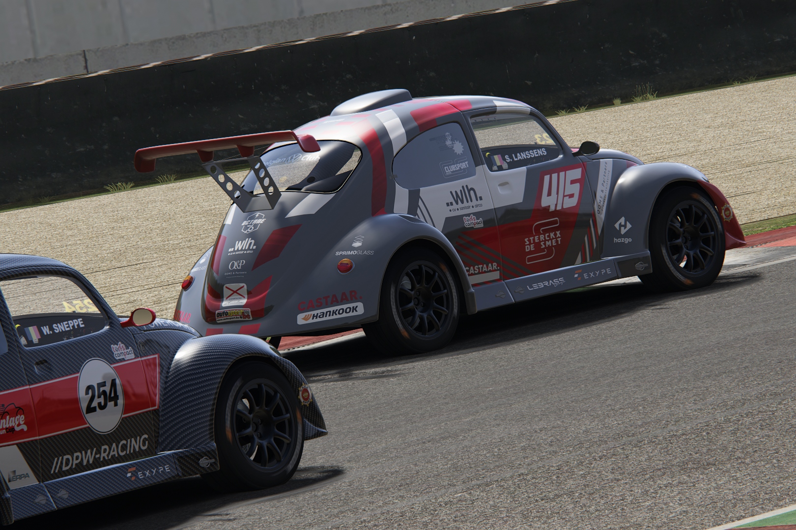 image 2 - R8G Esports au départ de la VW e-Fun Cup powered by Hankook