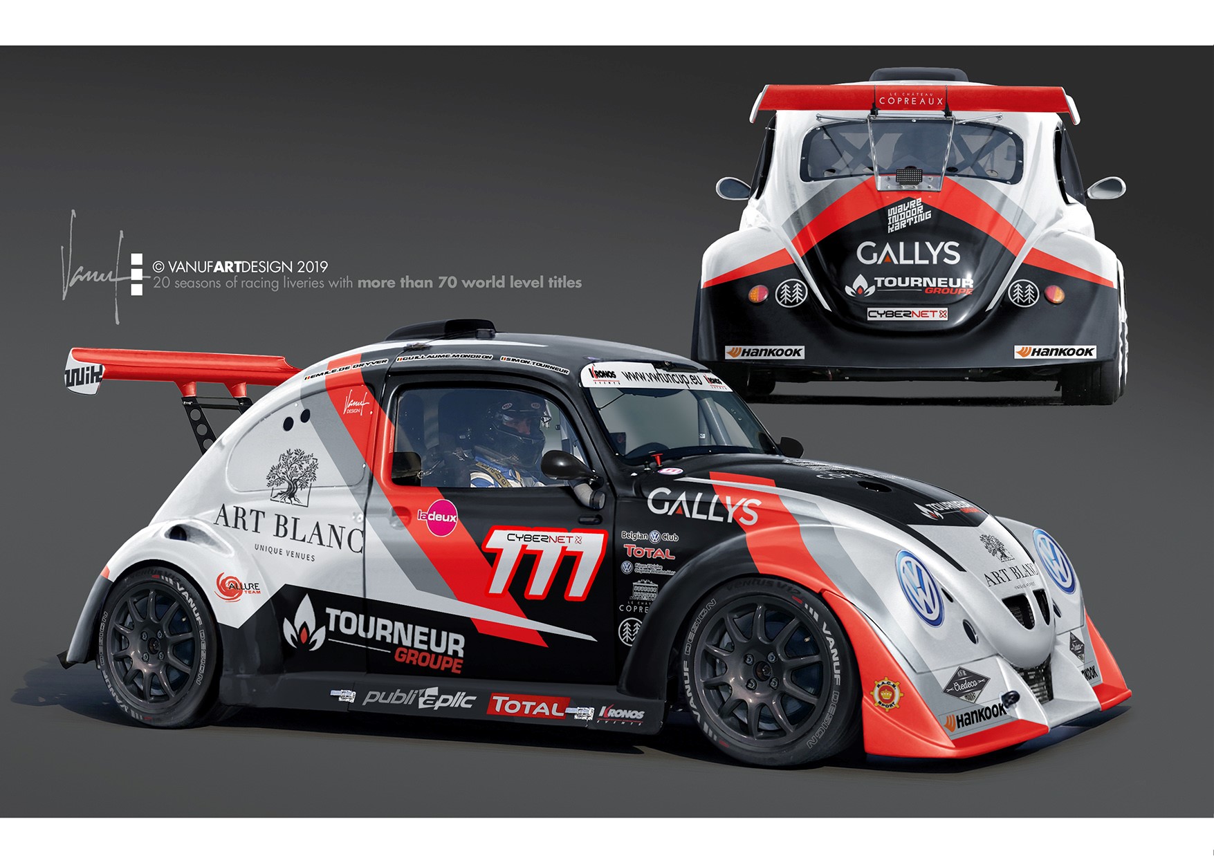 image 0 - Une nouvelle robe pour la #777 de Allure Team
