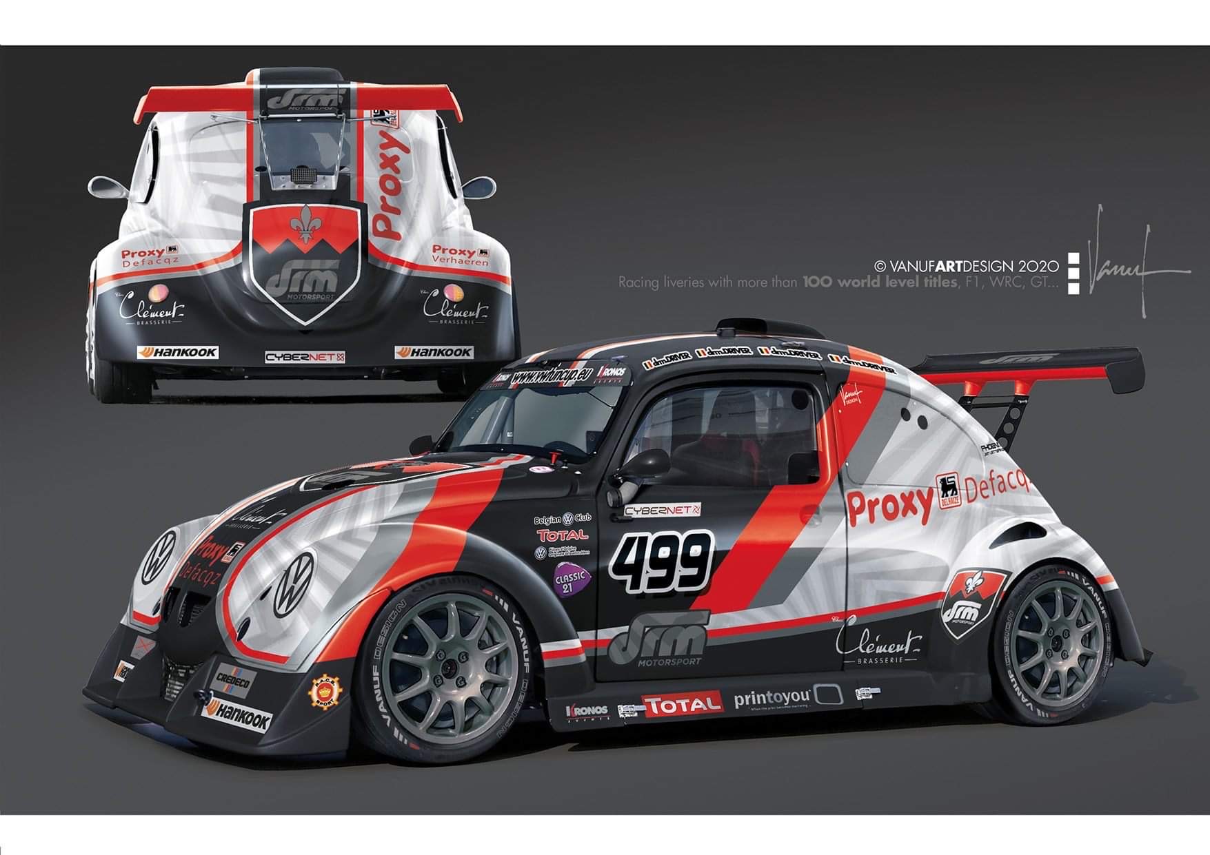 image 1 - Maxime Soulet avec Gilles Verleyen et Matthieu de Robiano sur la #499 