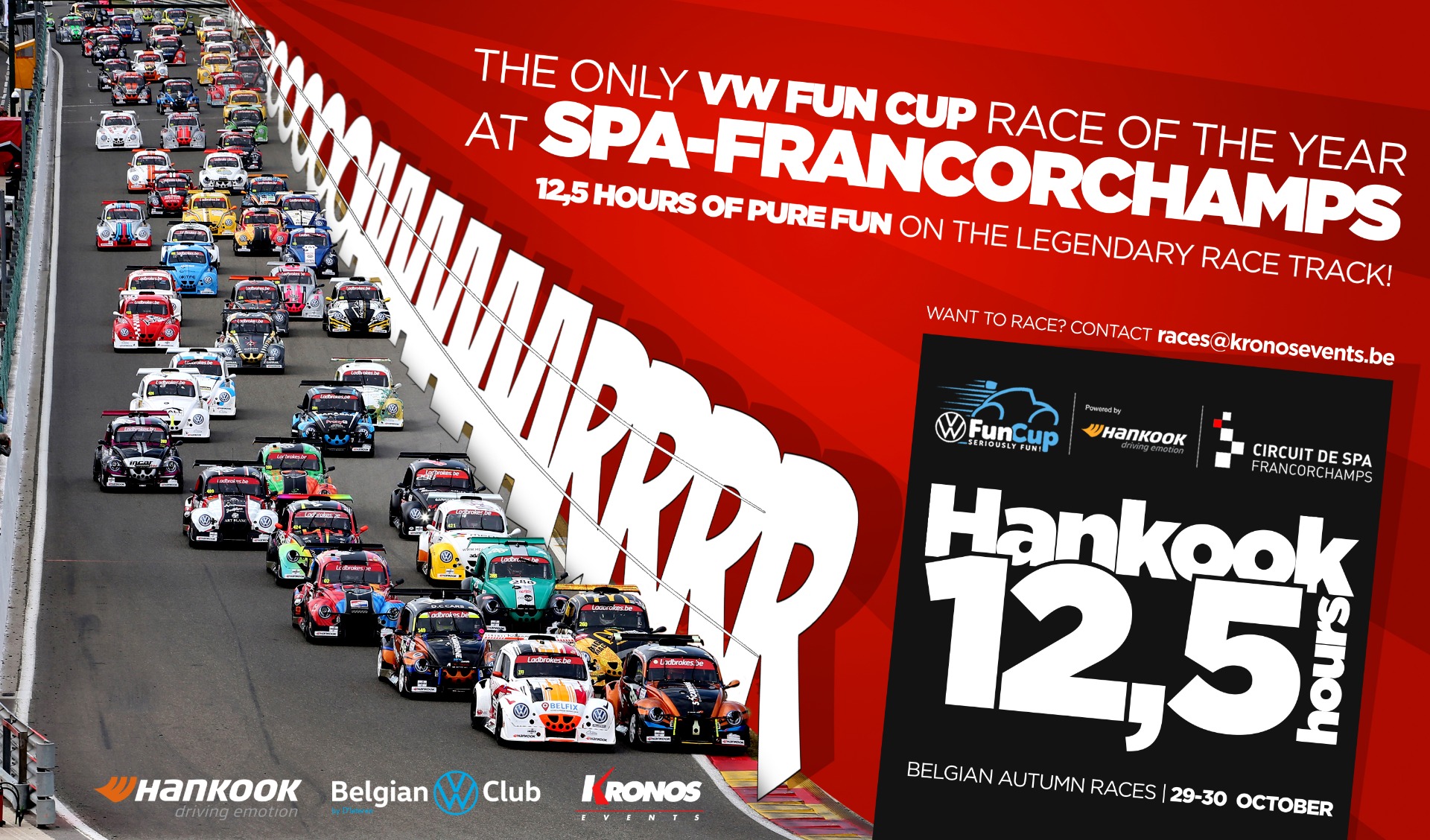 image 1 - Rejoignez-nous à Spa-Francorchamps !