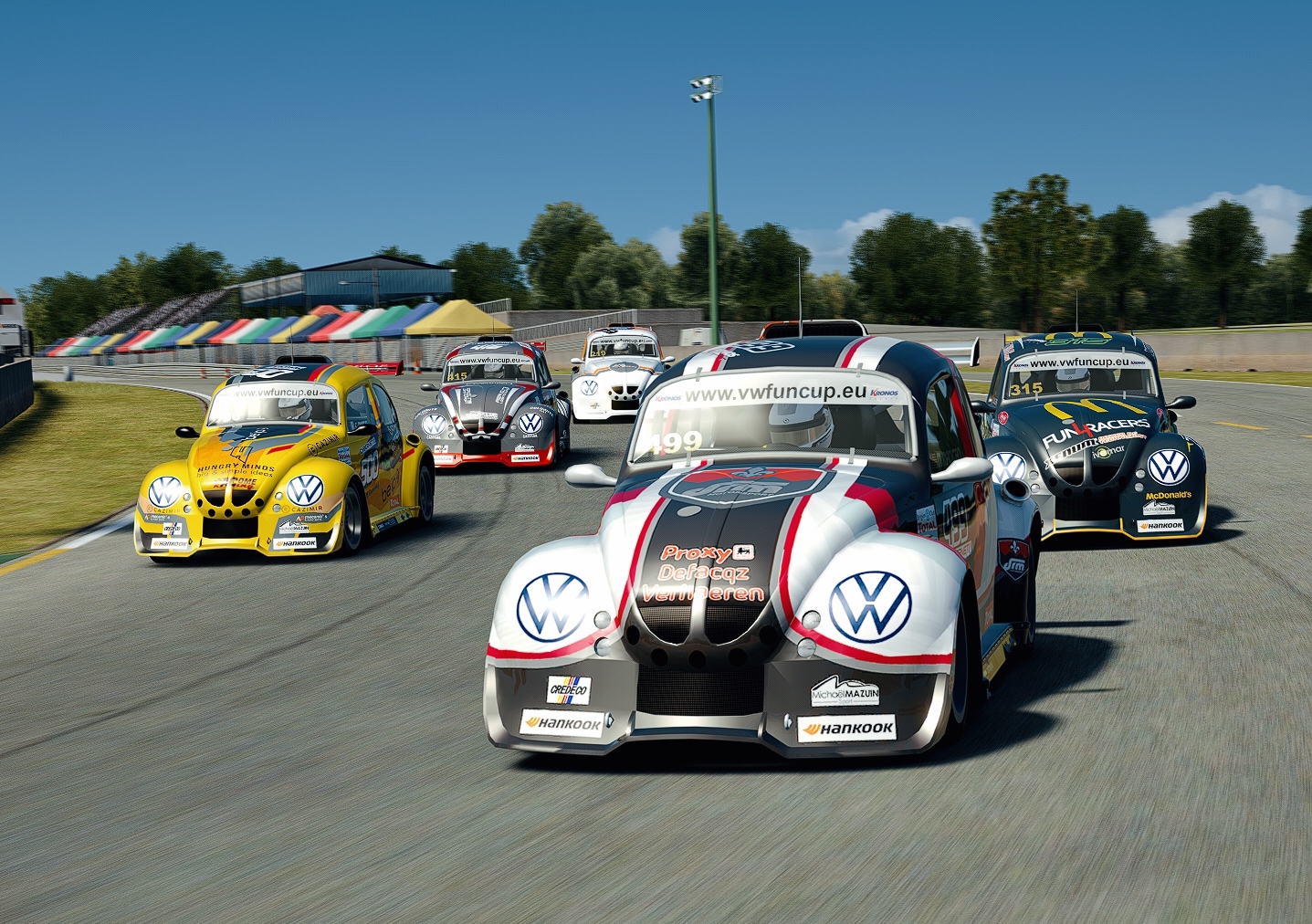 image 1 - Un plateau cinq étoiles pour la VW e-Fun Cup 2021 !