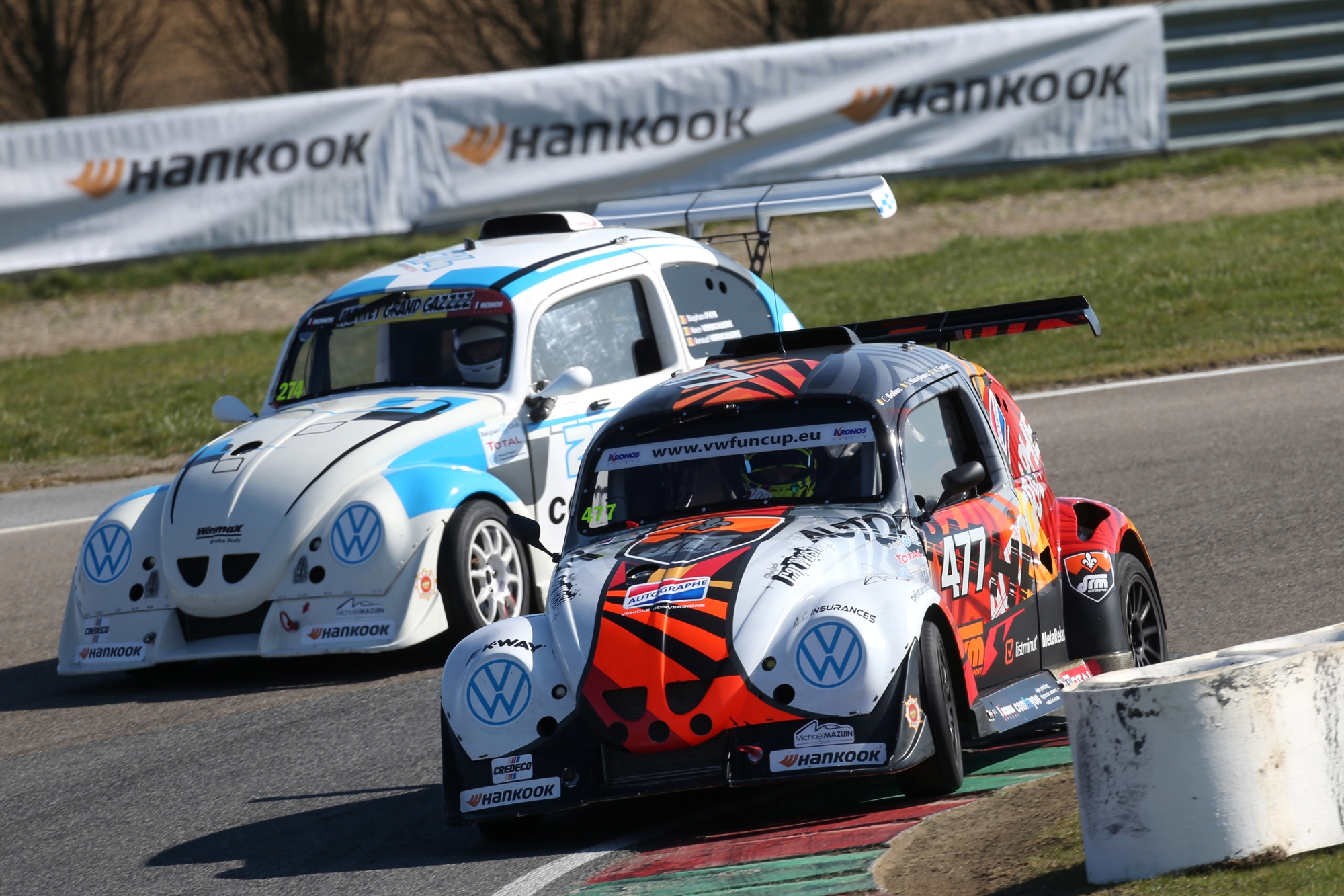 image 1 - La #477 DRM Autographe Cup remporte la première confrontation à Mettet